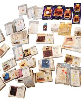 65 Vintage Houseworks Miniature Dollhouse Furniture Kits